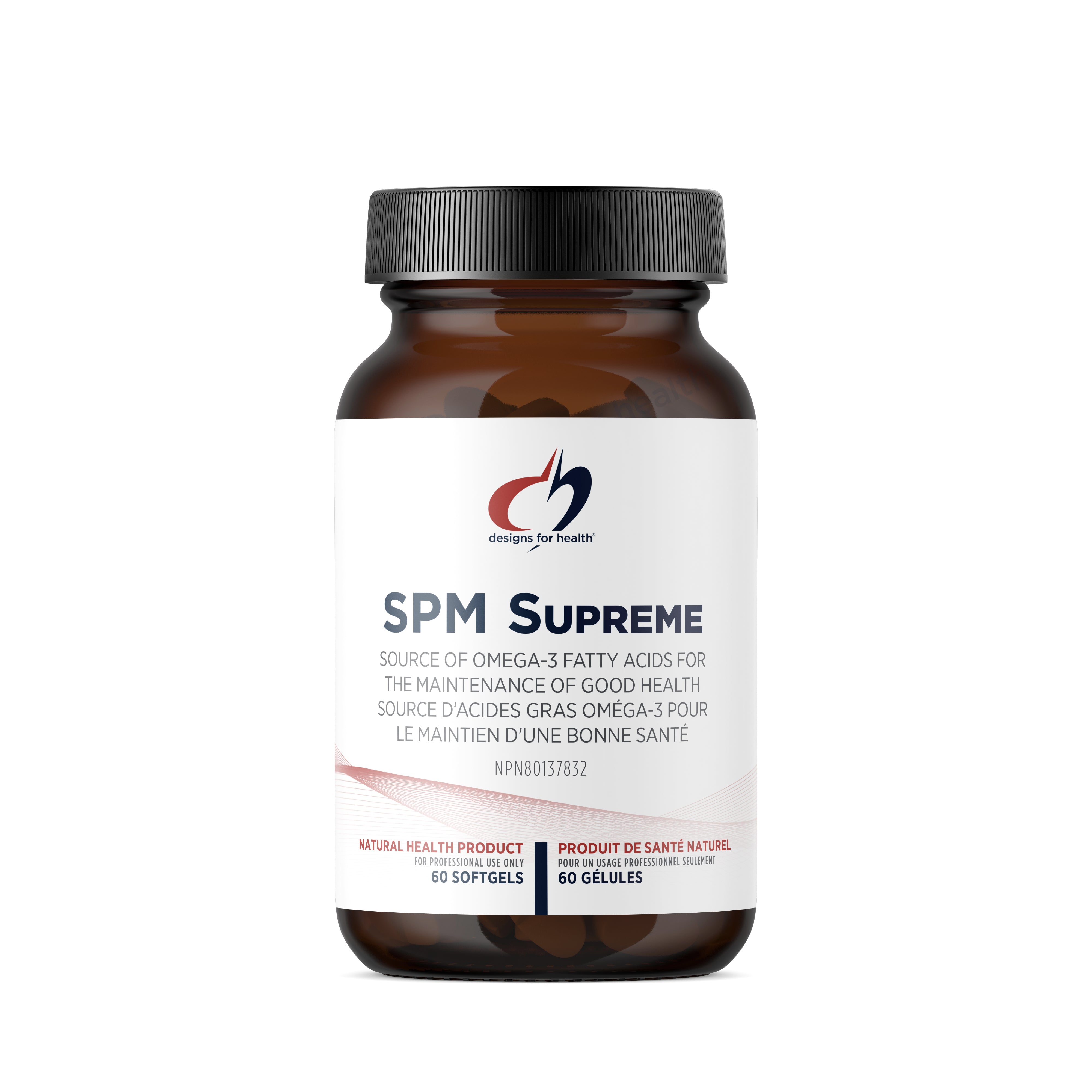 SPM Supreme - SOUTIEN À LA RÉPONSE IMMUNITAIRE ET INFLAMMATOIRE - Designs For Health - 60 gélules